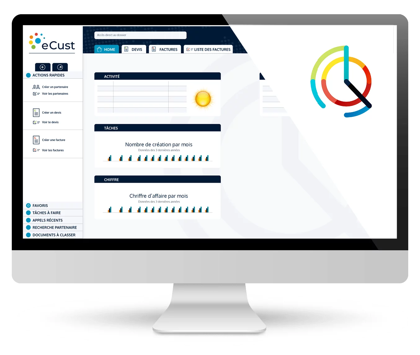 ecust - ERP, CRM, Facturation électronique, logiciel de gestion d'entreprise